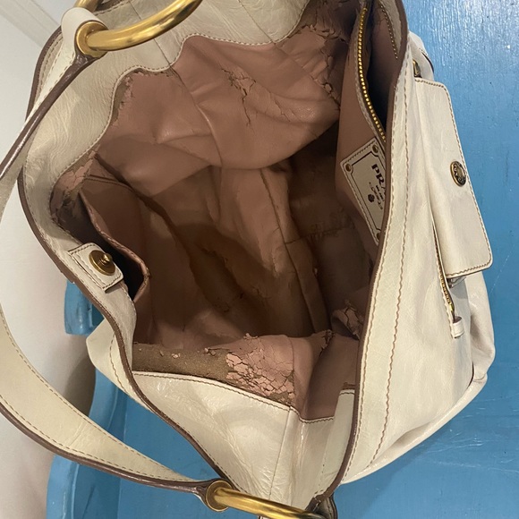 Cream and brass vintage Prada bag - Picture 4 of 5